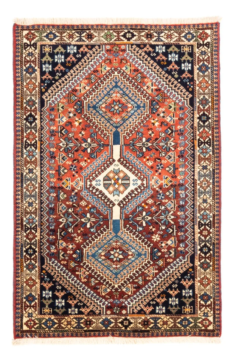 Yalameh Teppich 85x130cm - Perserteppich - rot