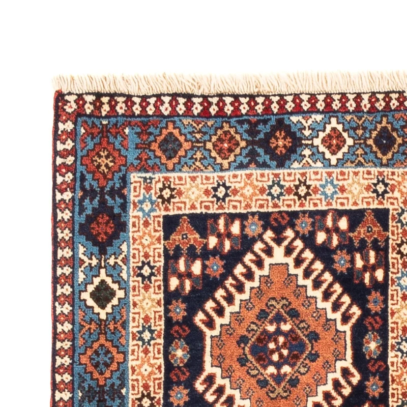 Yalameh Teppich 80x128cm - Perserteppich - mehrfarbig