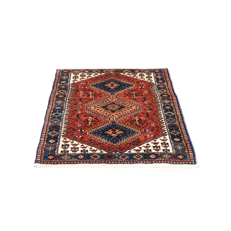 Yalameh Teppich 81x123cm - Perserteppich - rot