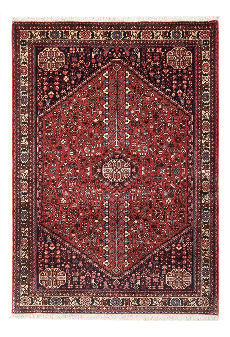 Abadeh Teppich 100x153cm - Perserteppich - rot