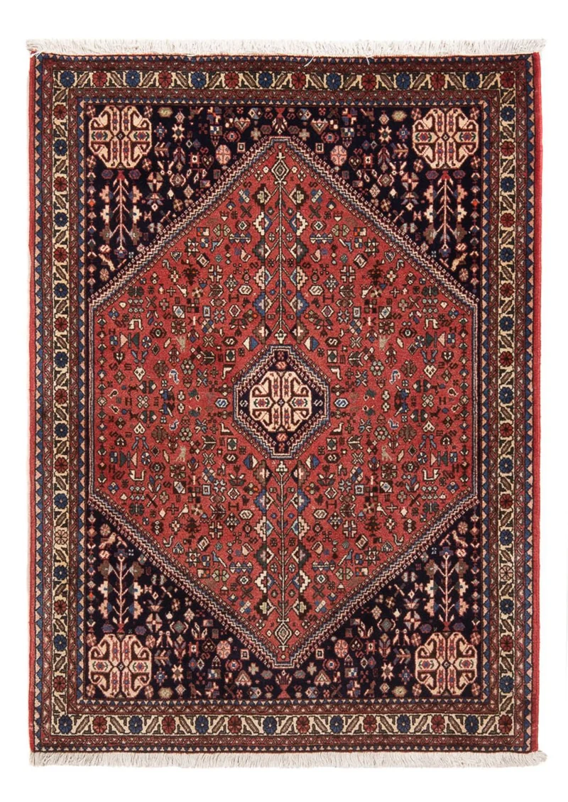 Abadeh Teppich 105x150cm - Perserteppich - rot