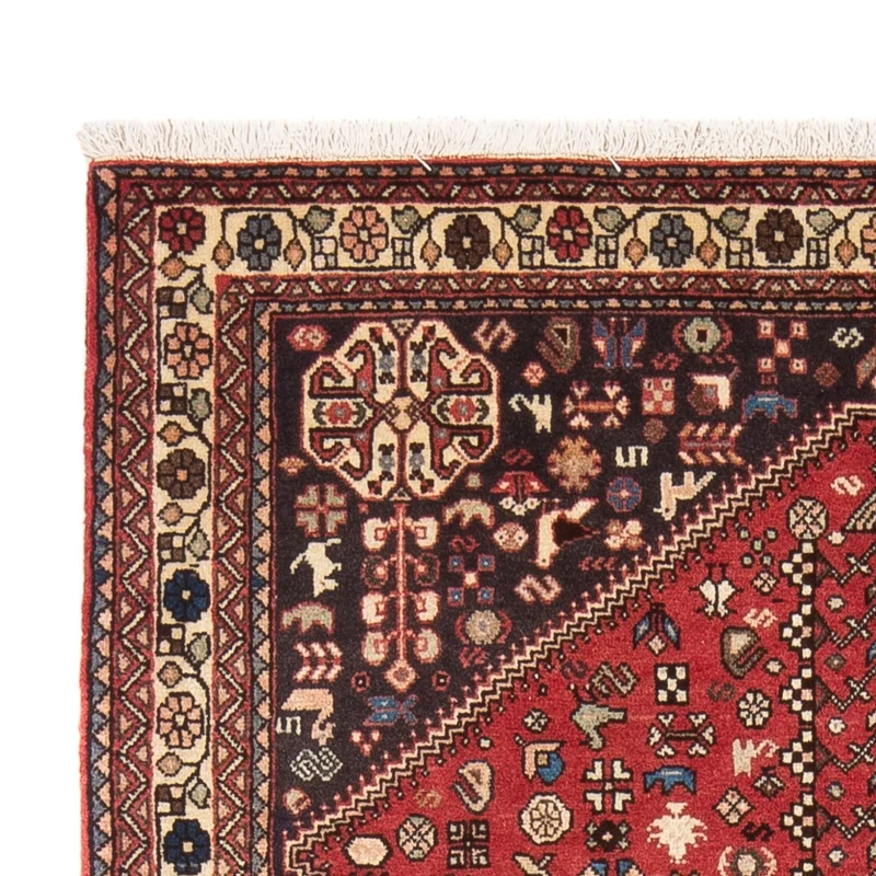 Abadeh Teppich 104x150cm - Perserteppich - rot