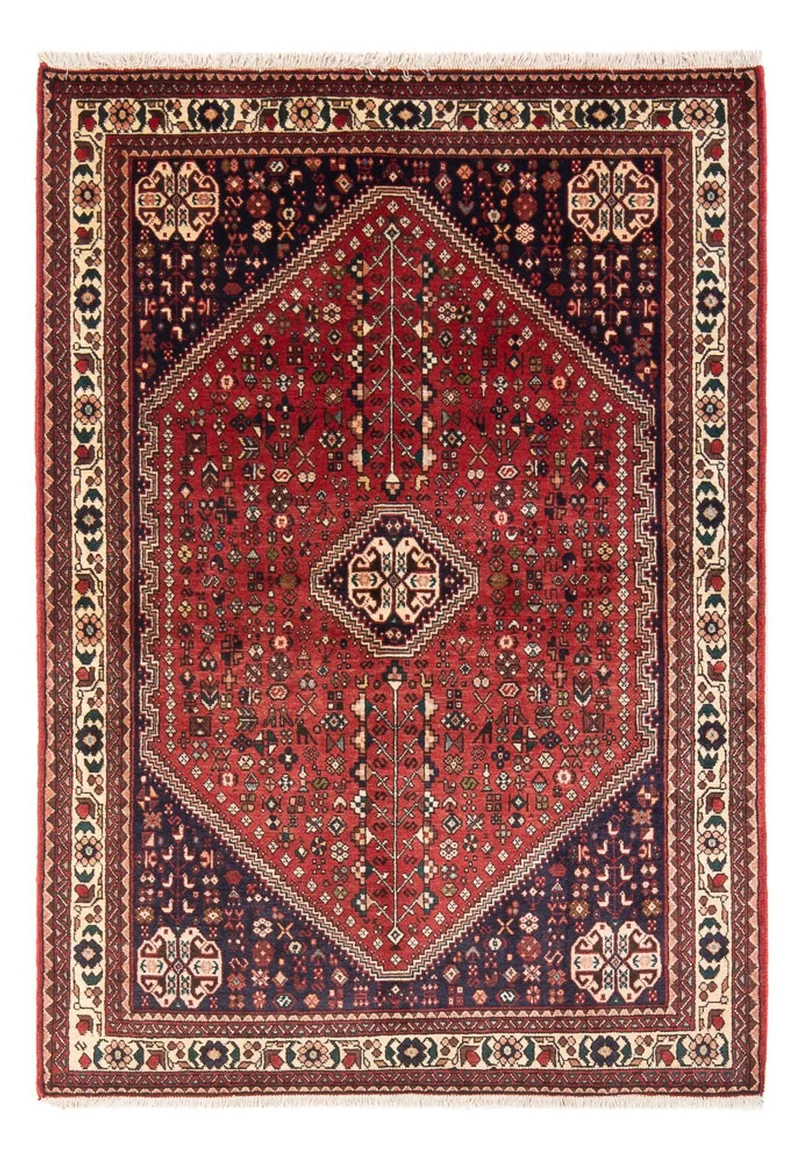 Abadeh Teppich 103x150cm - Perserteppich - rot