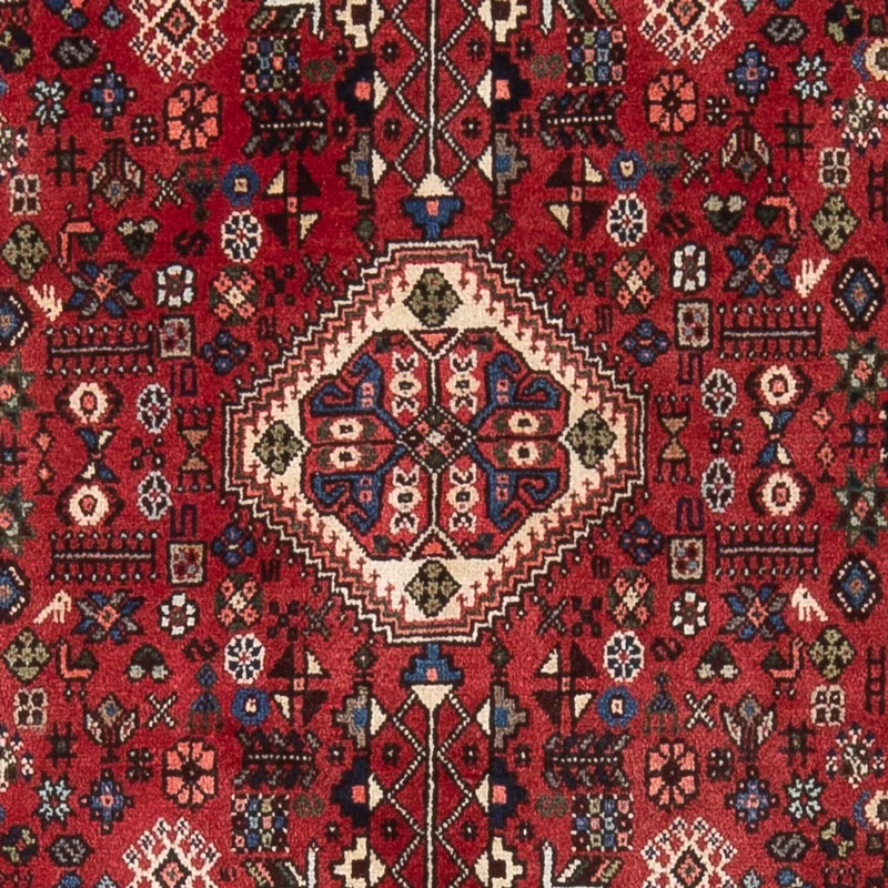Abadeh Teppich 105x155cm - Perserteppich - rot