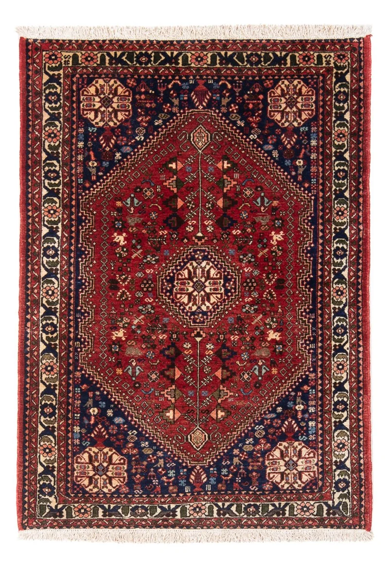 Abadeh Teppich 104x156cm - Perserteppich - rot