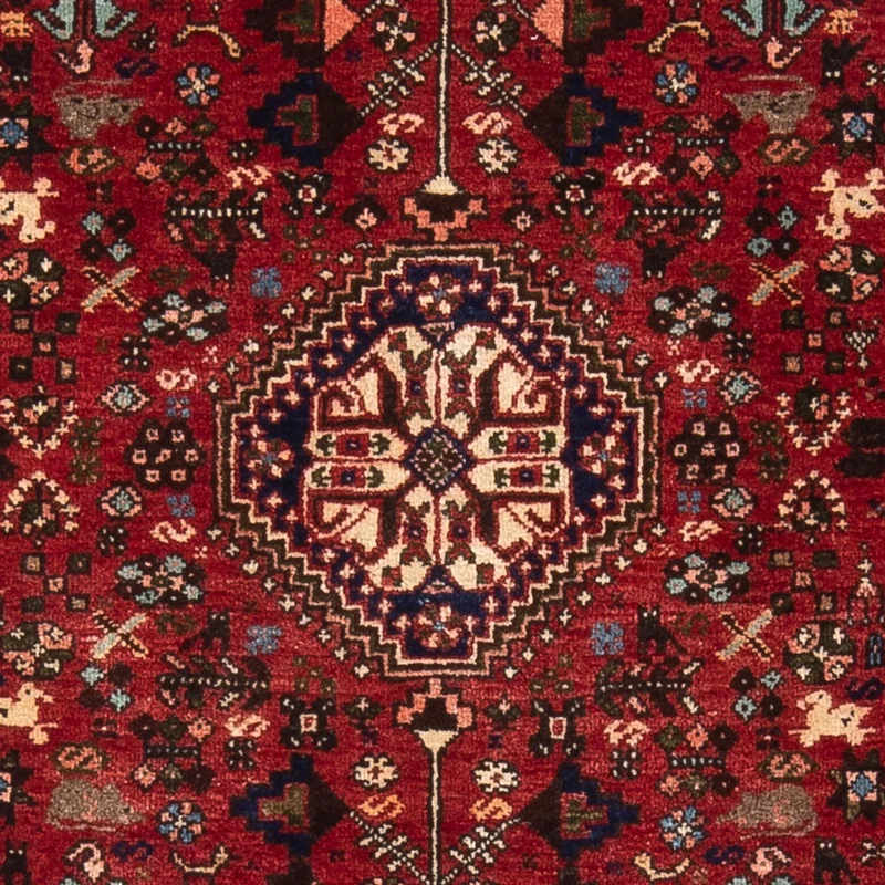 Abadeh Teppich 104x156cm - Perserteppich - rot