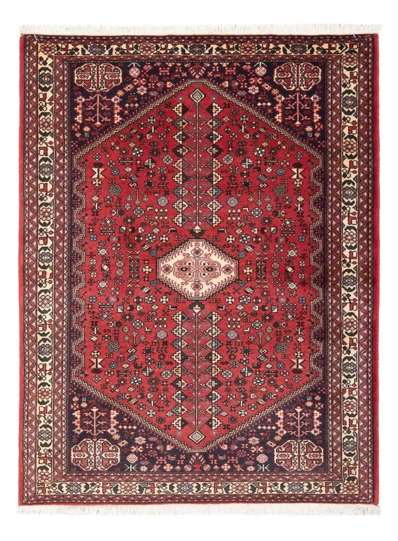 Abadeh Teppich 105x155cm - Perserteppich - rot