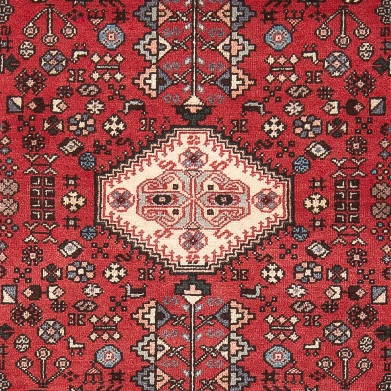Abadeh Teppich 105x155cm - Perserteppich - rot
