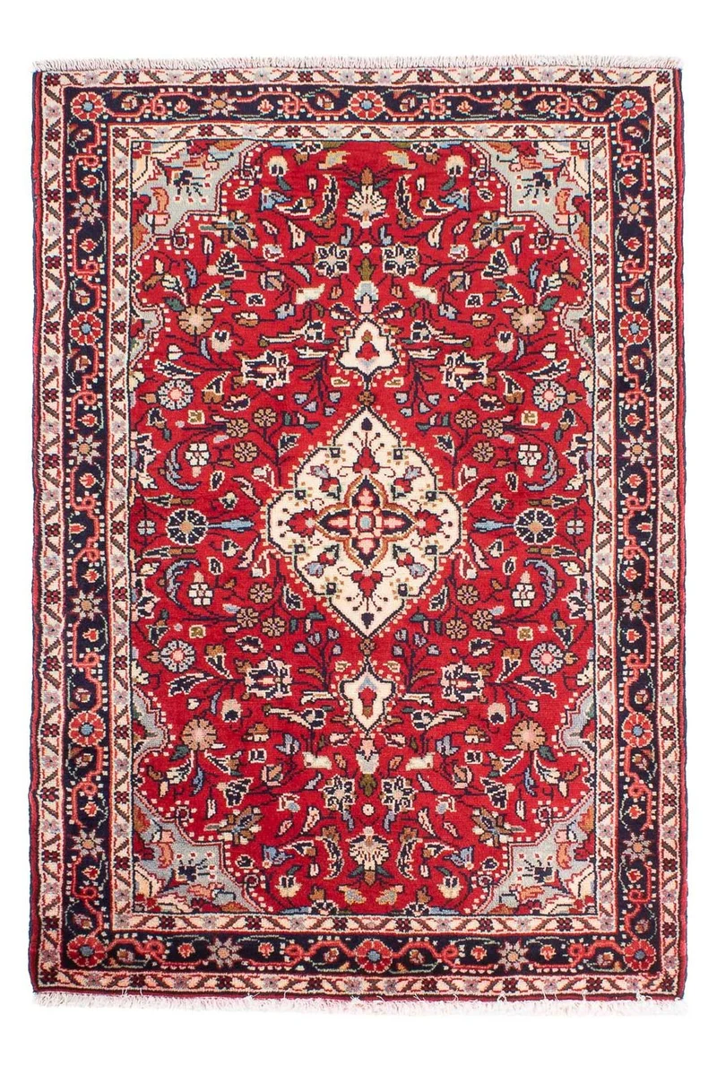 Sarough Teppich 82x128cm - Perserteppich - rot