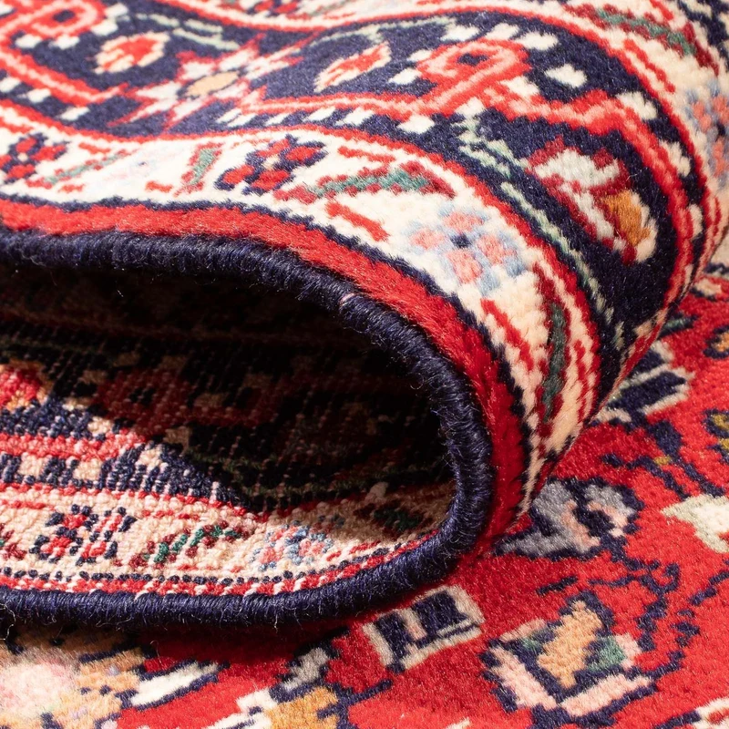 Sarough Teppich 82x128cm - Perserteppich - rot