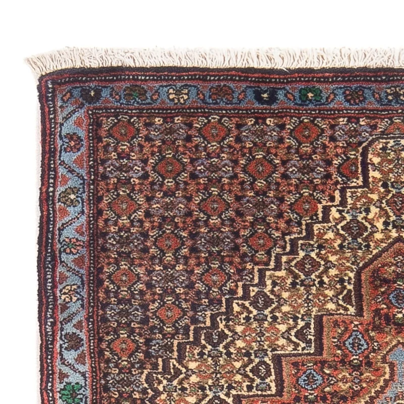 Senneh Teppich 74x105cm - Perserteppich - dunkelblau