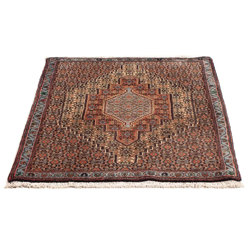 Senneh Teppich 74x105cm - Perserteppich - dunkelblau