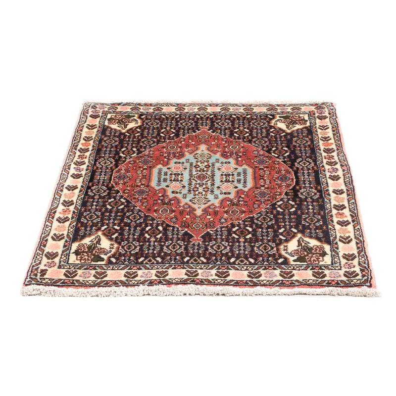 Senneh Teppich 70x96cm - Perserteppich - dunkelblau