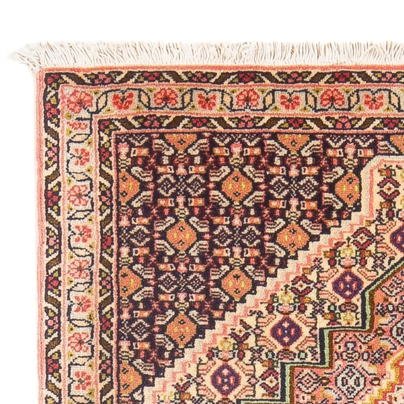 Senneh Teppich 75x102cm - Perserteppich - dunkelblau
