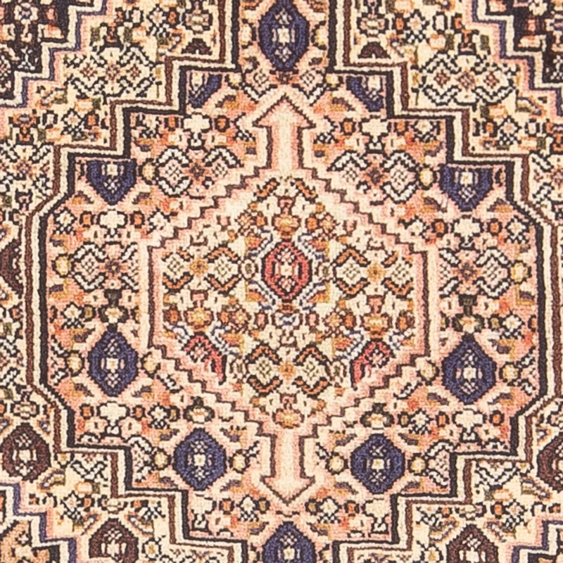 Senneh Teppich 75x98cm - Perserteppich - dunkelblau