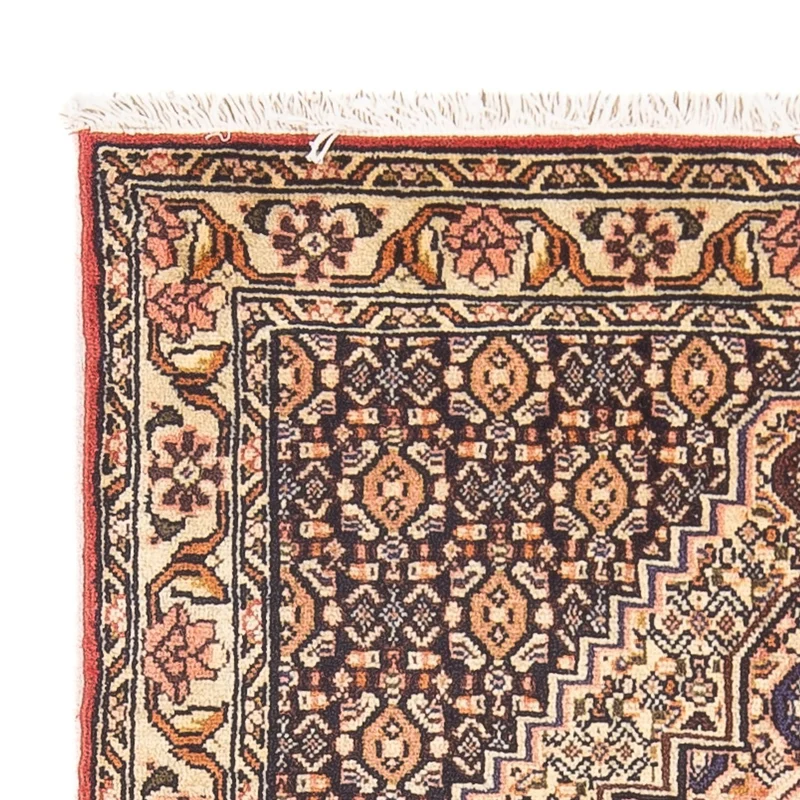 Senneh Teppich 75x98cm - Perserteppich - dunkelblau