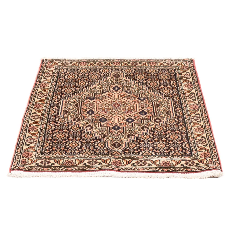 Senneh Teppich 75x98cm - Perserteppich - dunkelblau