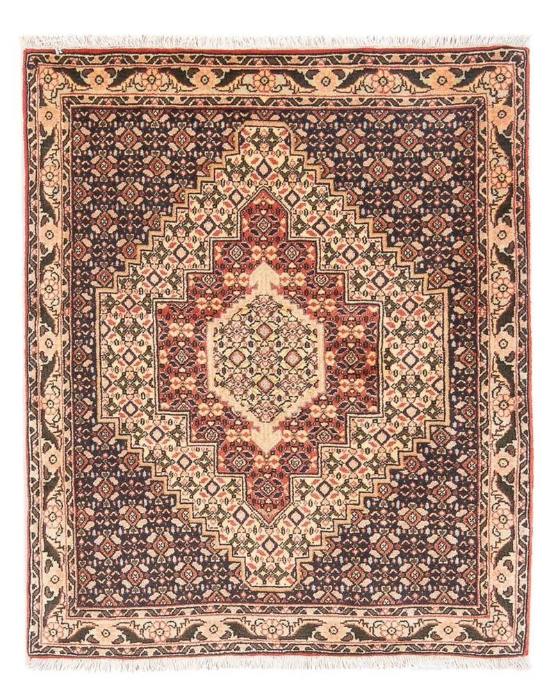 Senneh Teppich 76x103cm - Perserteppich - beige