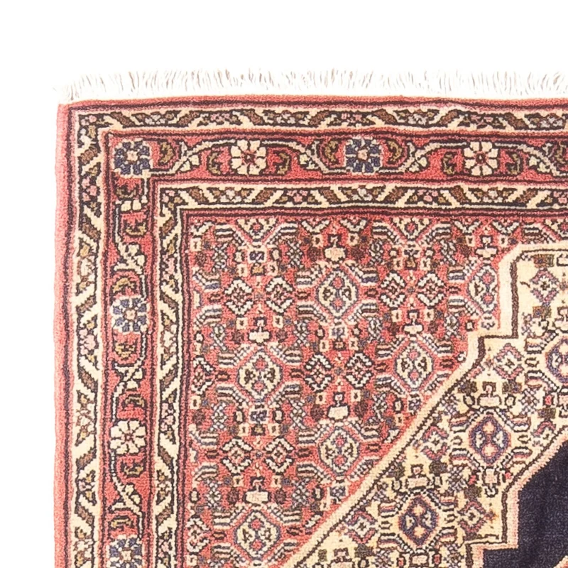 Senneh Teppich 74x112cm - Perserteppich - dunkelblau