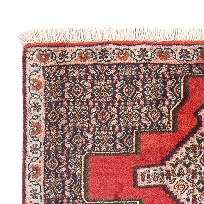 Senneh Teppich 72x98cm - Perserteppich - rot