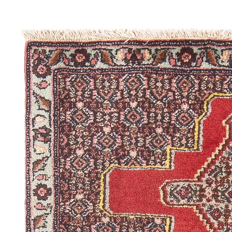 Senneh Teppich 73x103cm - Perserteppich - rot