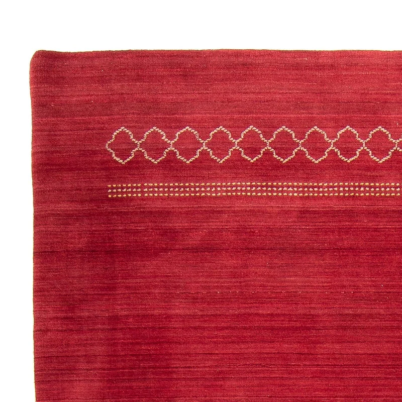 Loribaft Loom Teppich 170x240cm - Wollteppich - dunkelrot