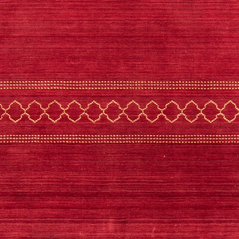 Loribaft Loom Teppich 170x240cm - Wollteppich - dunkelrot