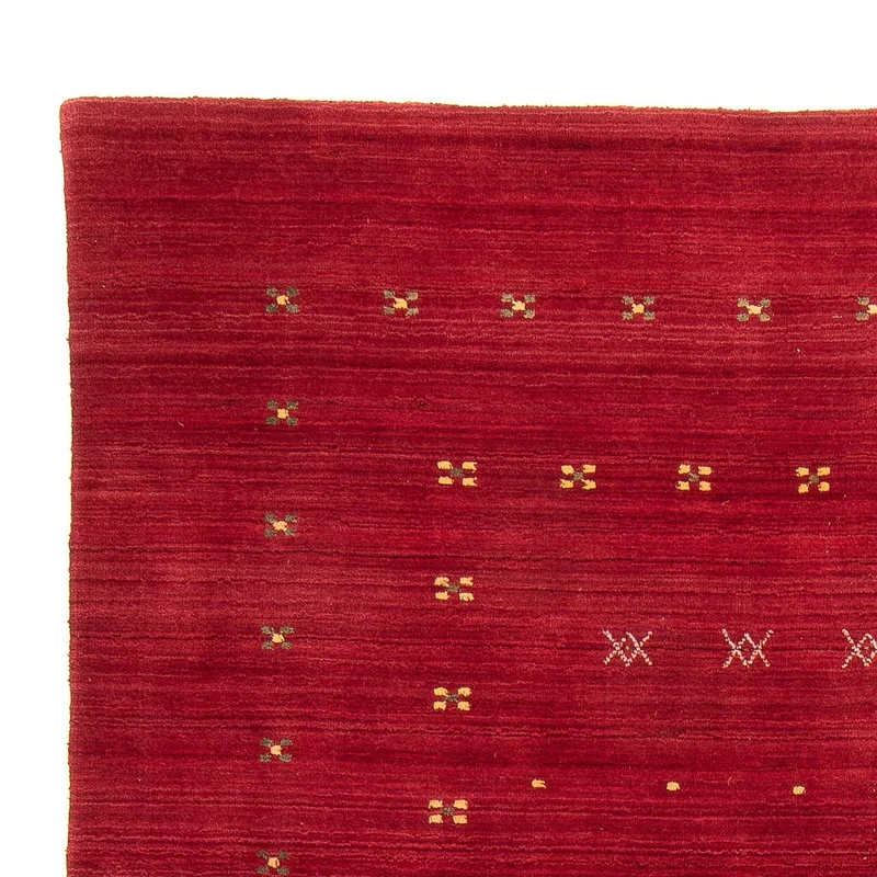 Gabbeh Teppich - Loribaft Softy 170 x 240 cm - dunkelrot