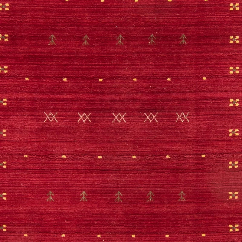 Gabbeh Teppich - Loribaft Softy 170 x 240 cm - dunkelrot