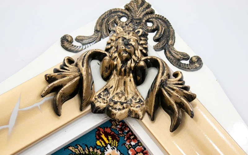 Bild-Teppich 70x90cm - Orientteppich - mehrfarbig