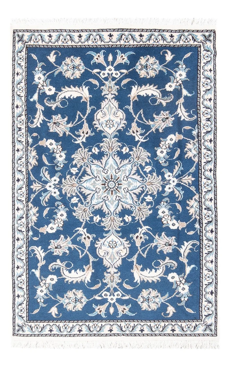 Nain Teppich 90x140cm - Perserteppich - blau