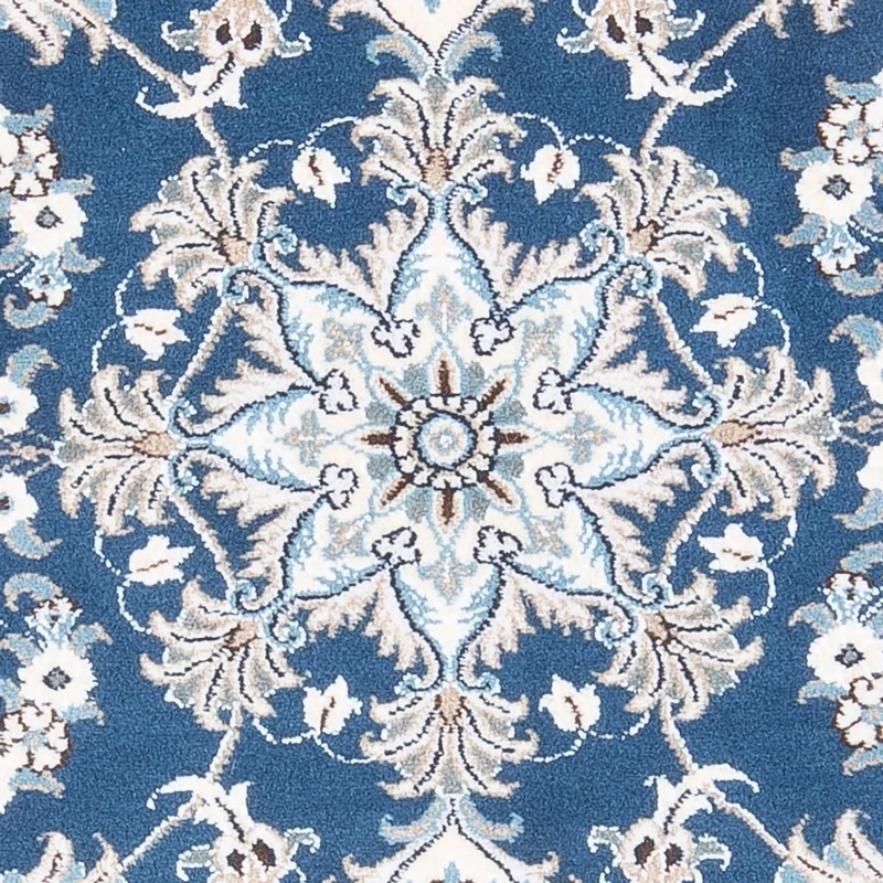 Nain Teppich 90x140cm - Perserteppich - blau