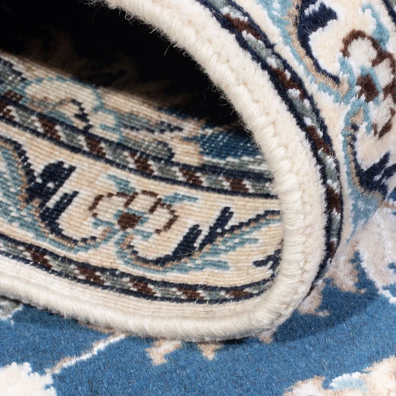 Nain Teppich 90x140cm - Perserteppich - blau