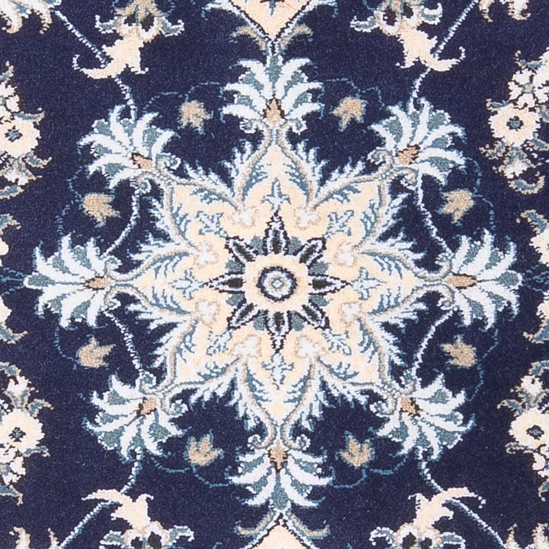 Nain Teppich 90x140cm - Perserteppich - dunkelblau
