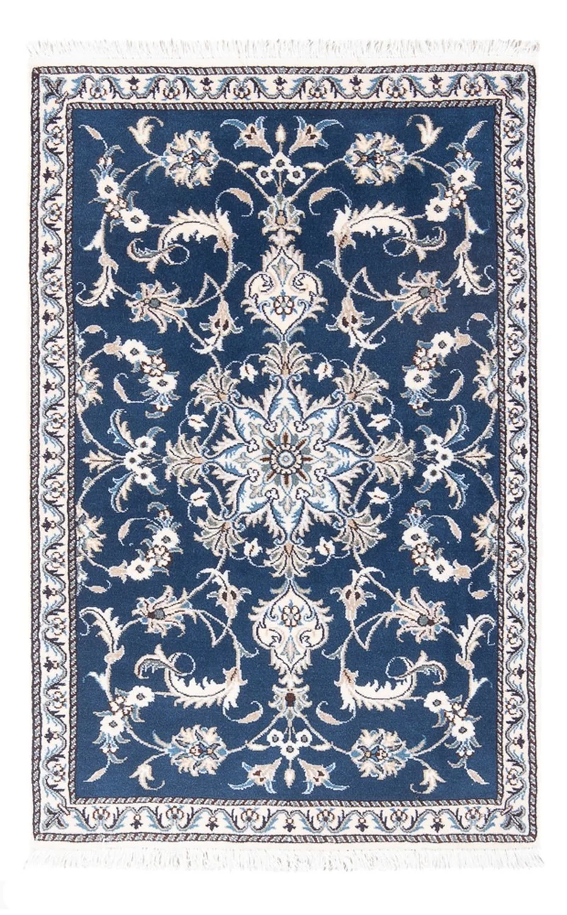 Nain Teppich 90x140cm - Perserteppich - dunkelblau