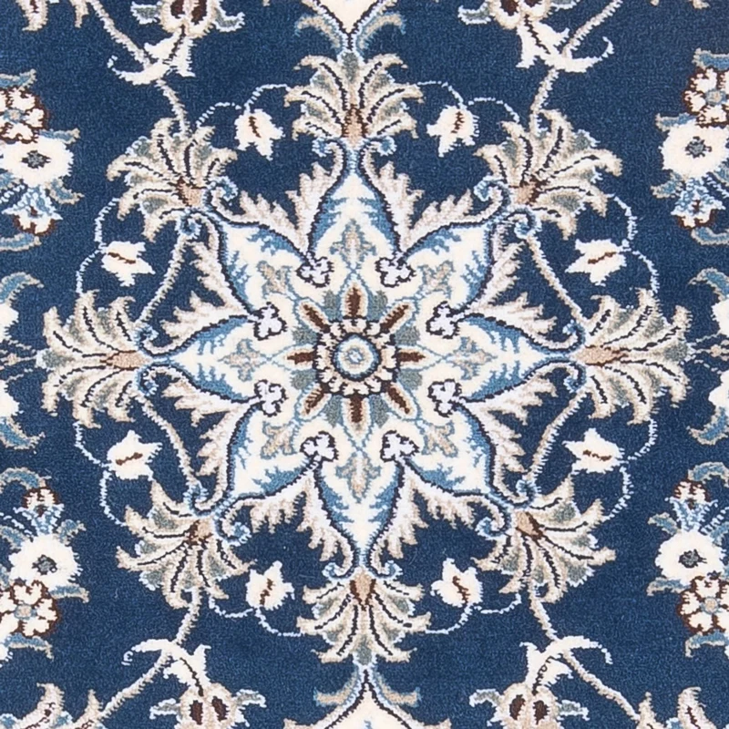 Nain Teppich 90x140cm - Perserteppich - dunkelblau