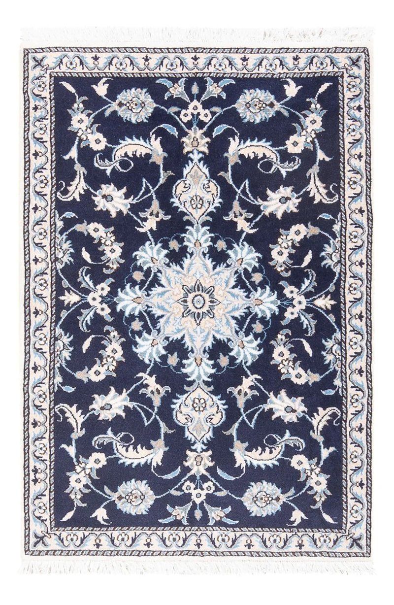 Nain Teppich 90x140cm - Perserteppich - dunkelblau