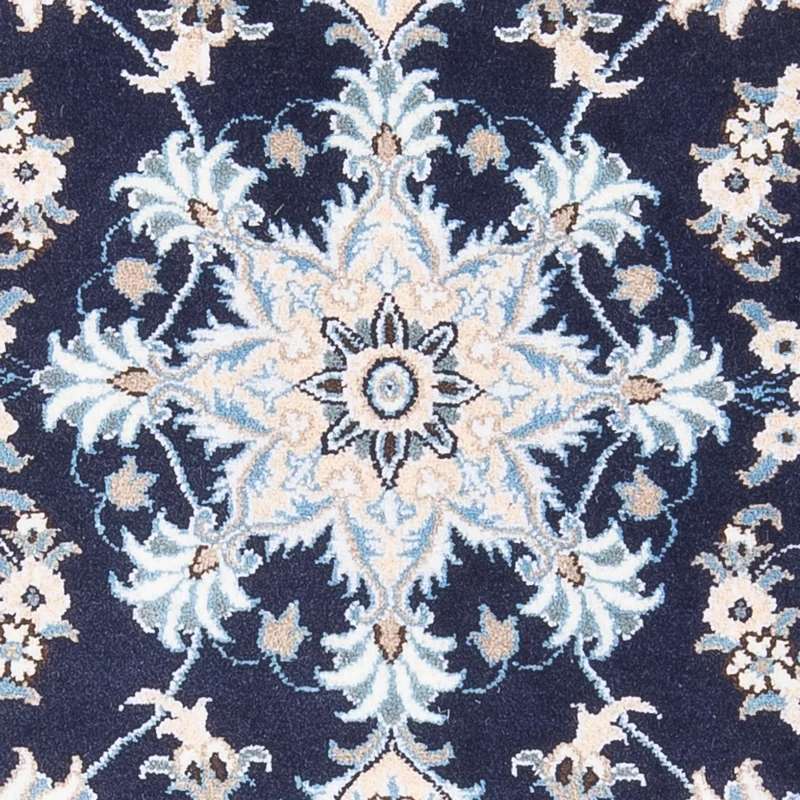 Nain Teppich 90x140cm - Perserteppich - dunkelblau