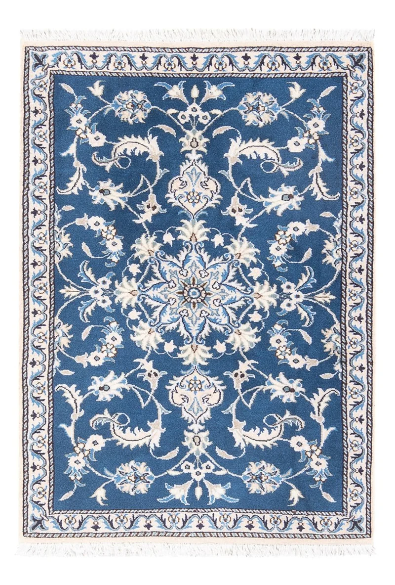 Nain Teppich 90x140cm - Perserteppich - blau