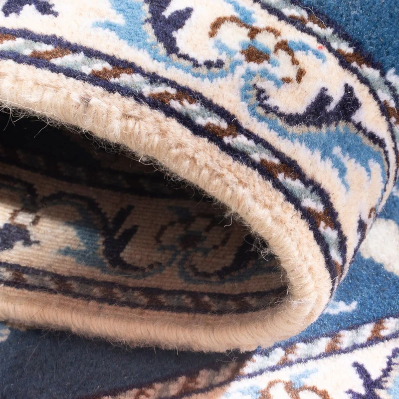 Nain Teppich 90x140cm - Perserteppich - blau