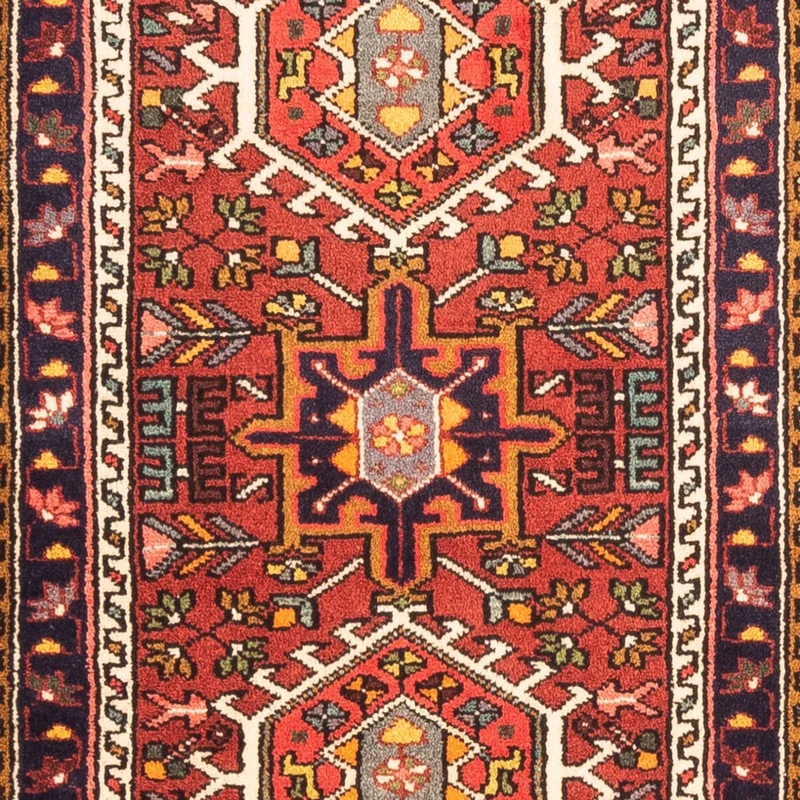 Qaraja Teppich 70x288cm - Perserteppich - rot