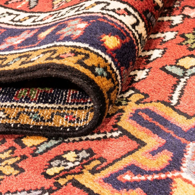 Qaraja Teppich 70x288cm - Perserteppich - rot