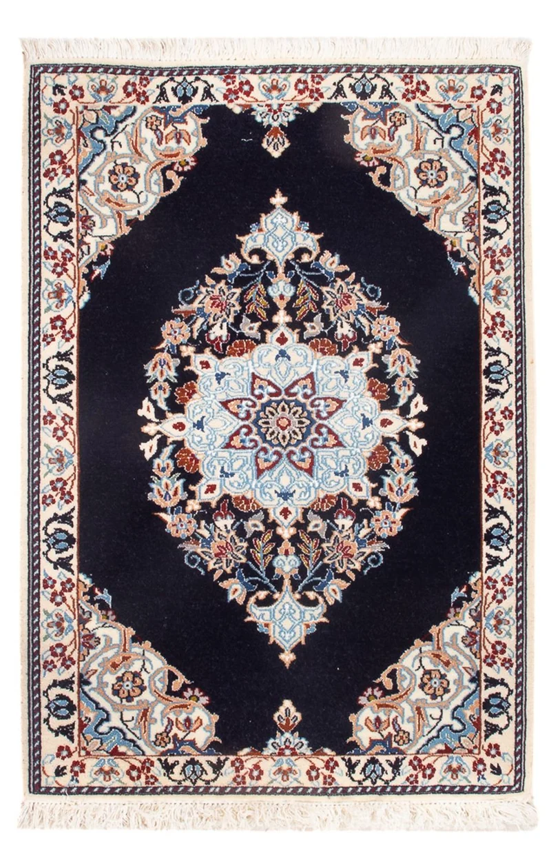 Nain - 6La Teppich 50x75cm - Perserteppich - hellblau