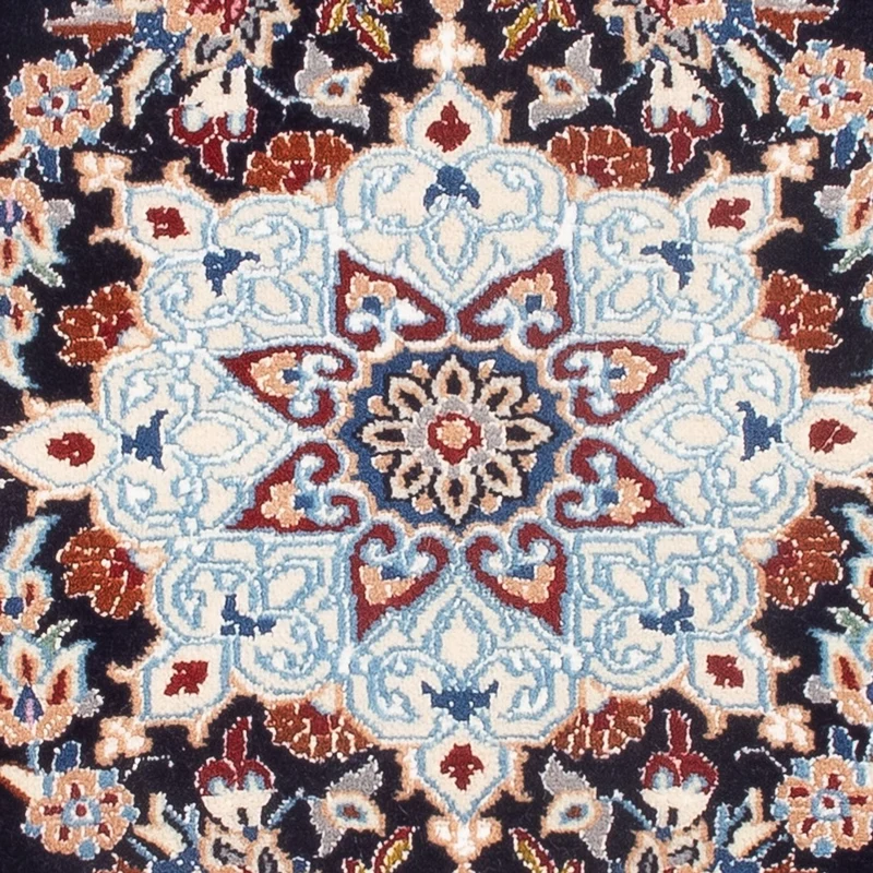 Nain - 6La Teppich 50x75cm - Perserteppich - hellblau