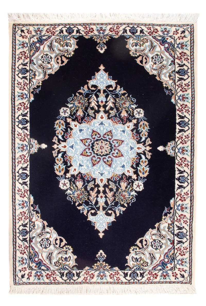 Nain - 6La Teppich 50x75cm - Perserteppich - hellblau