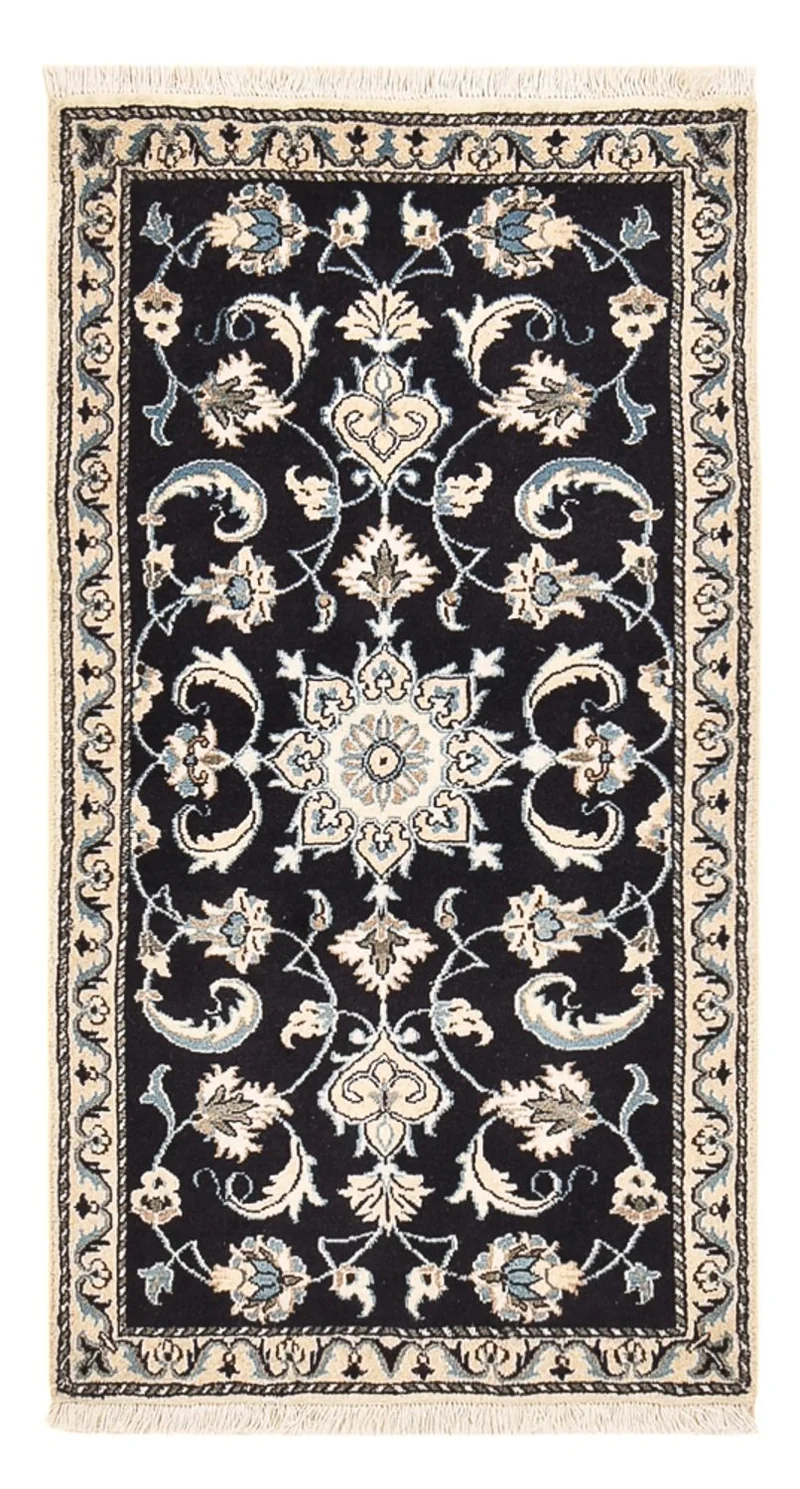 Nain - 12La Teppich 71x137cm - Perserteppich - dunkelblau