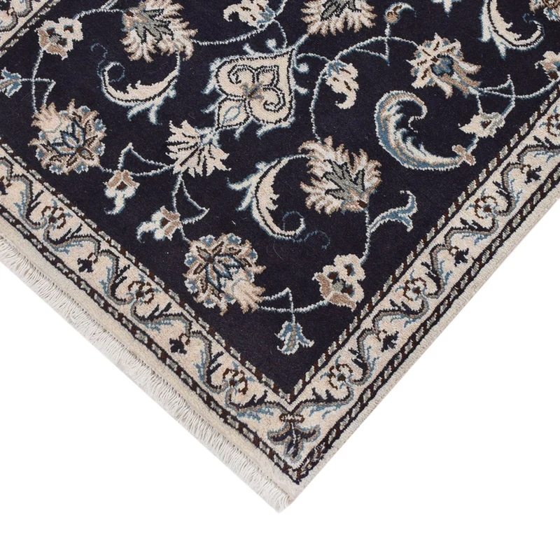 Nain - 12La Teppich 69x135cm - Perserteppich - dunkelblau