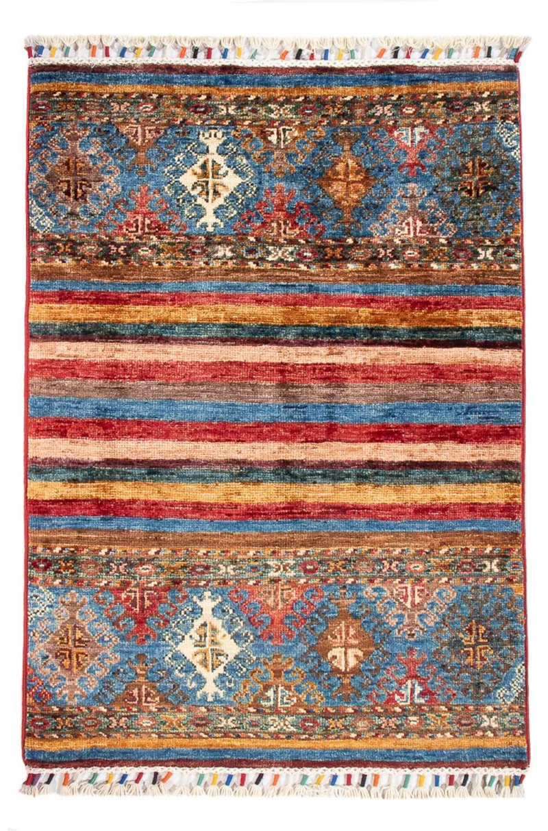 Shal Teppich 63x94cm - Orientteppich - mehrfarbig