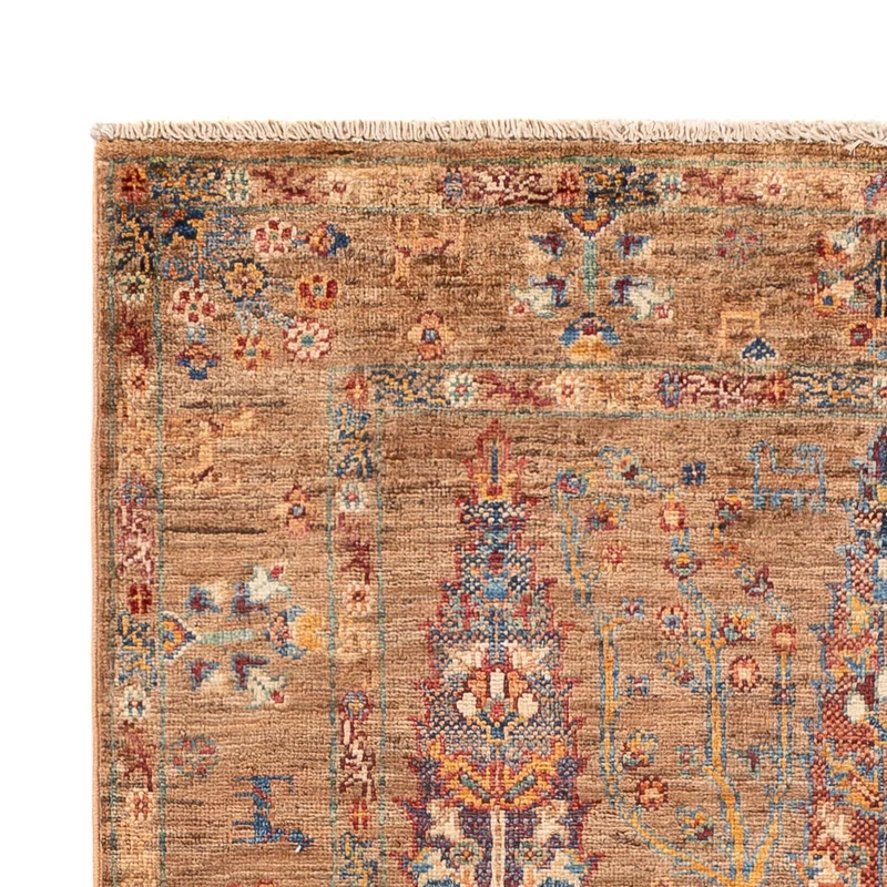 Ziegler Teppich - Ariana - 100 x 149 cm - dunkelbeige