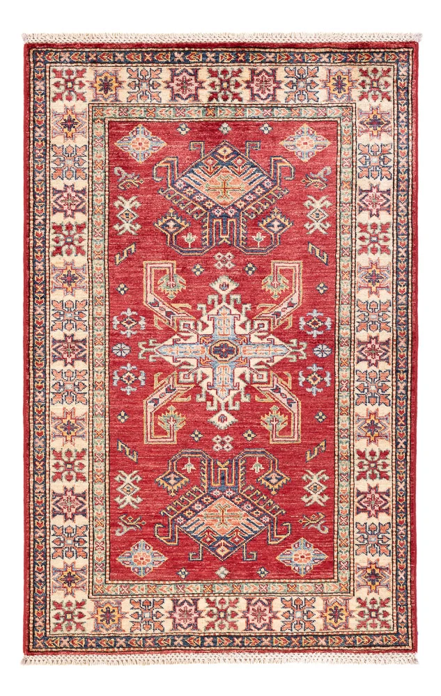 Kazak Teppich 100x154cm - Orientteppich - rot
